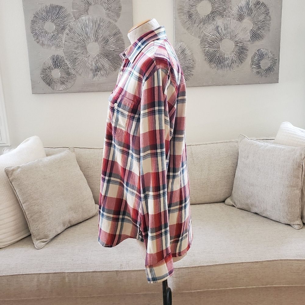 Howe Creative Workforce Button Up Flannel Shirt S… - image 3